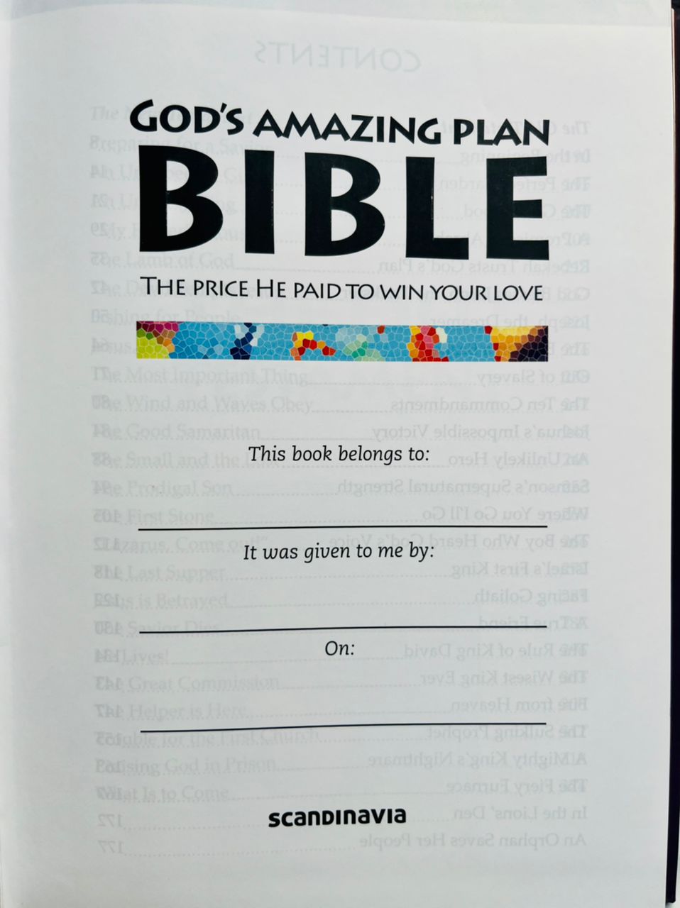 God’s Amazing Plan 3